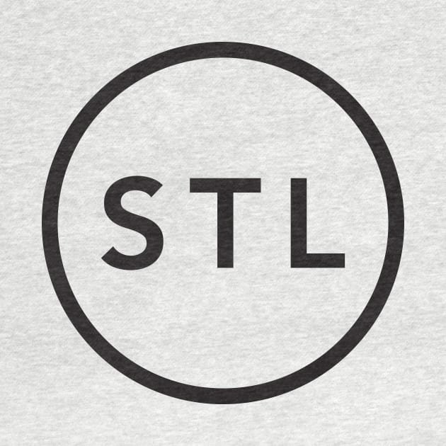 St. Louis STL Circle Left Chest by EA Design